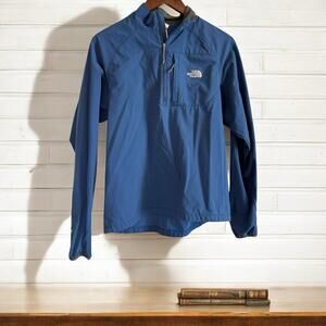 The North Face Men's 1/4 Zip Jacket Blue Sz Small